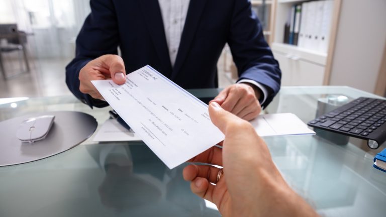 cheque writer
