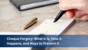 cheque forgery