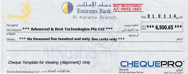 cheque-printing-writing-software-for-united-arab-emirates-bank-template